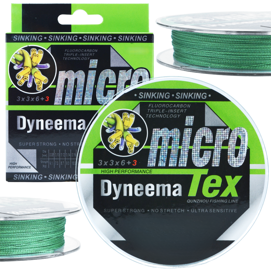 Hokkaido Micro Tex pletená šňůra Dyneema – celkový pohled na cívku