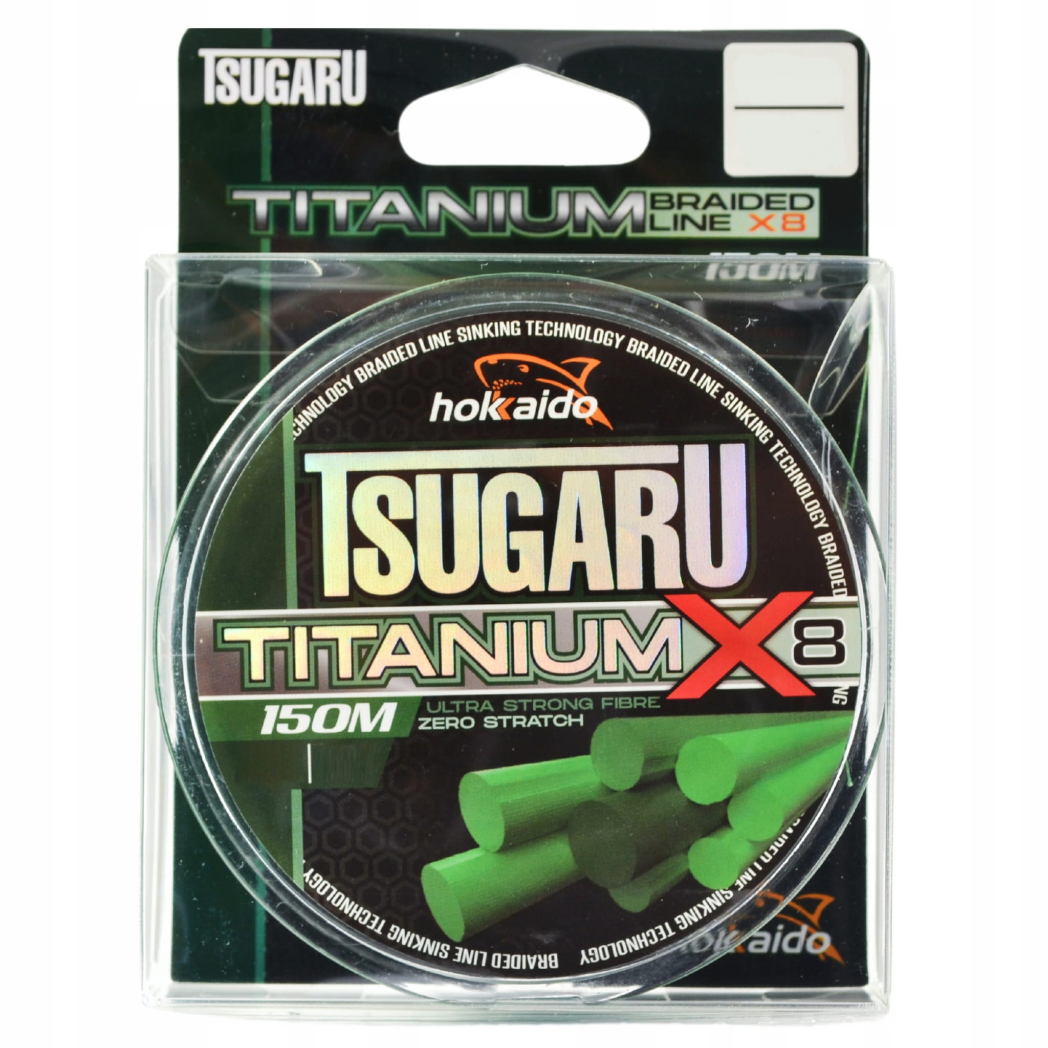 Pletená šňůra Titanum X8 Hokkaido 0,08 mm, 14,2 kg, 150 m 4