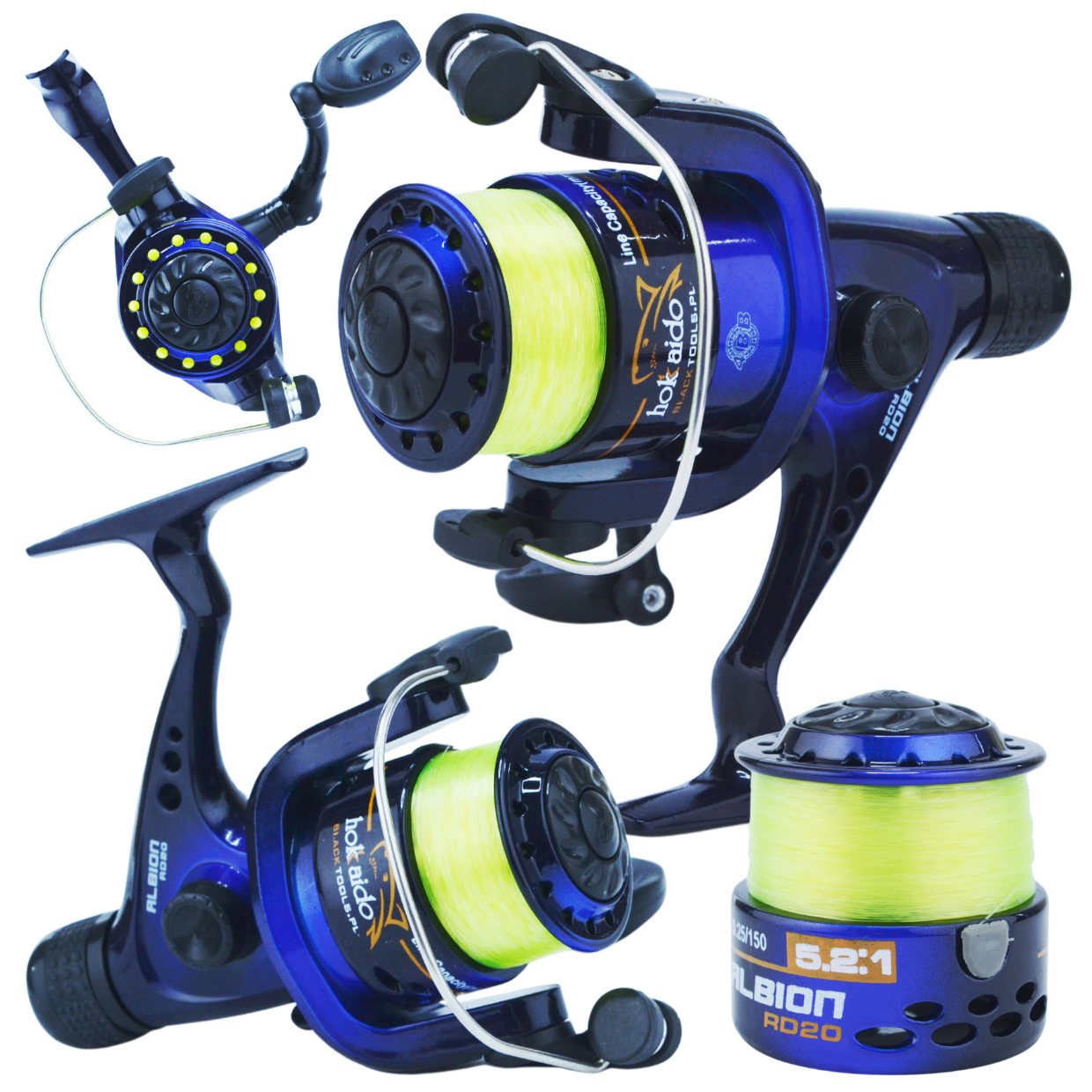 Naviják Hokkaido Albion RD20 s vlascem – 4 barvy