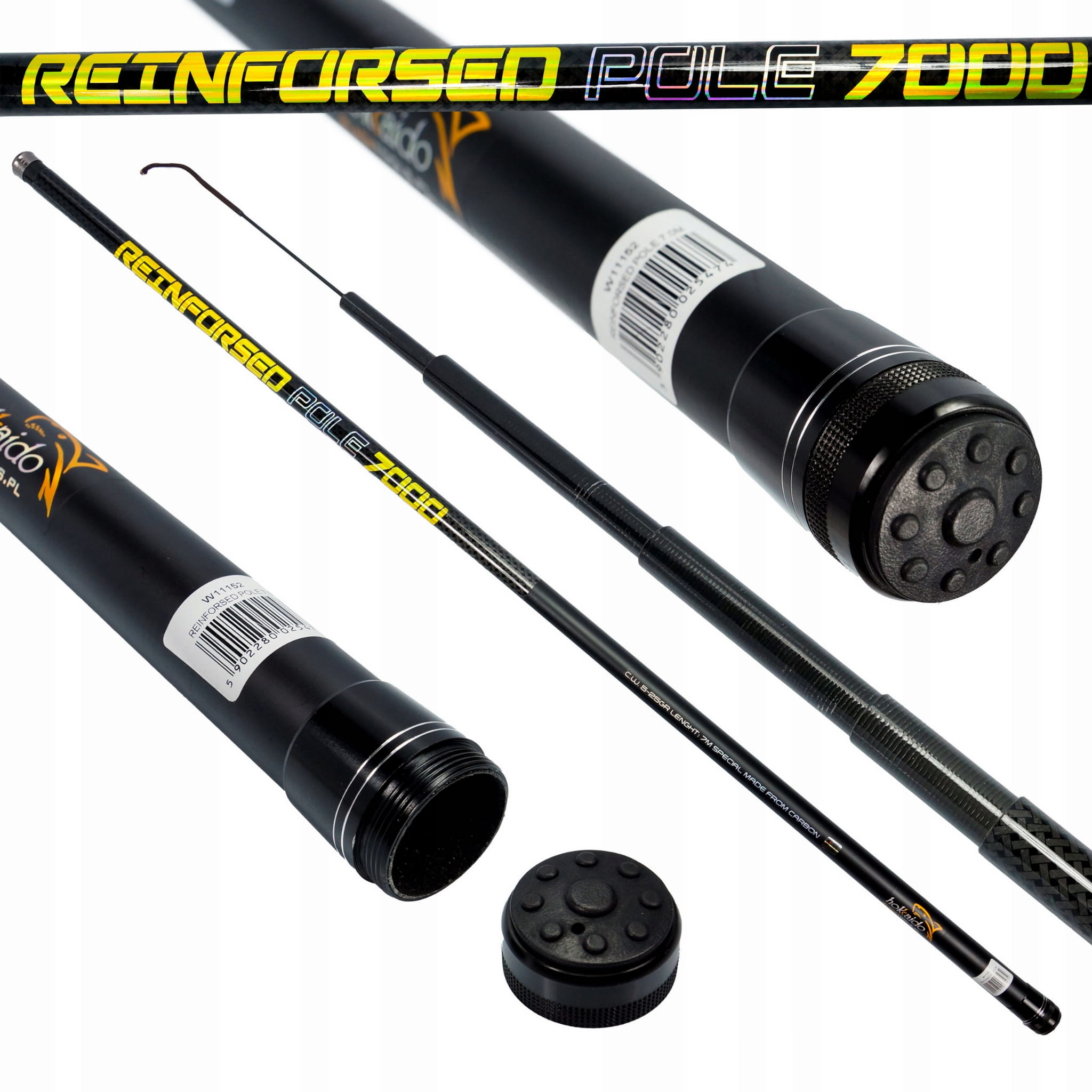 Rybářský prut bat Hokkaido reinforsed 5M novinka Carbon
