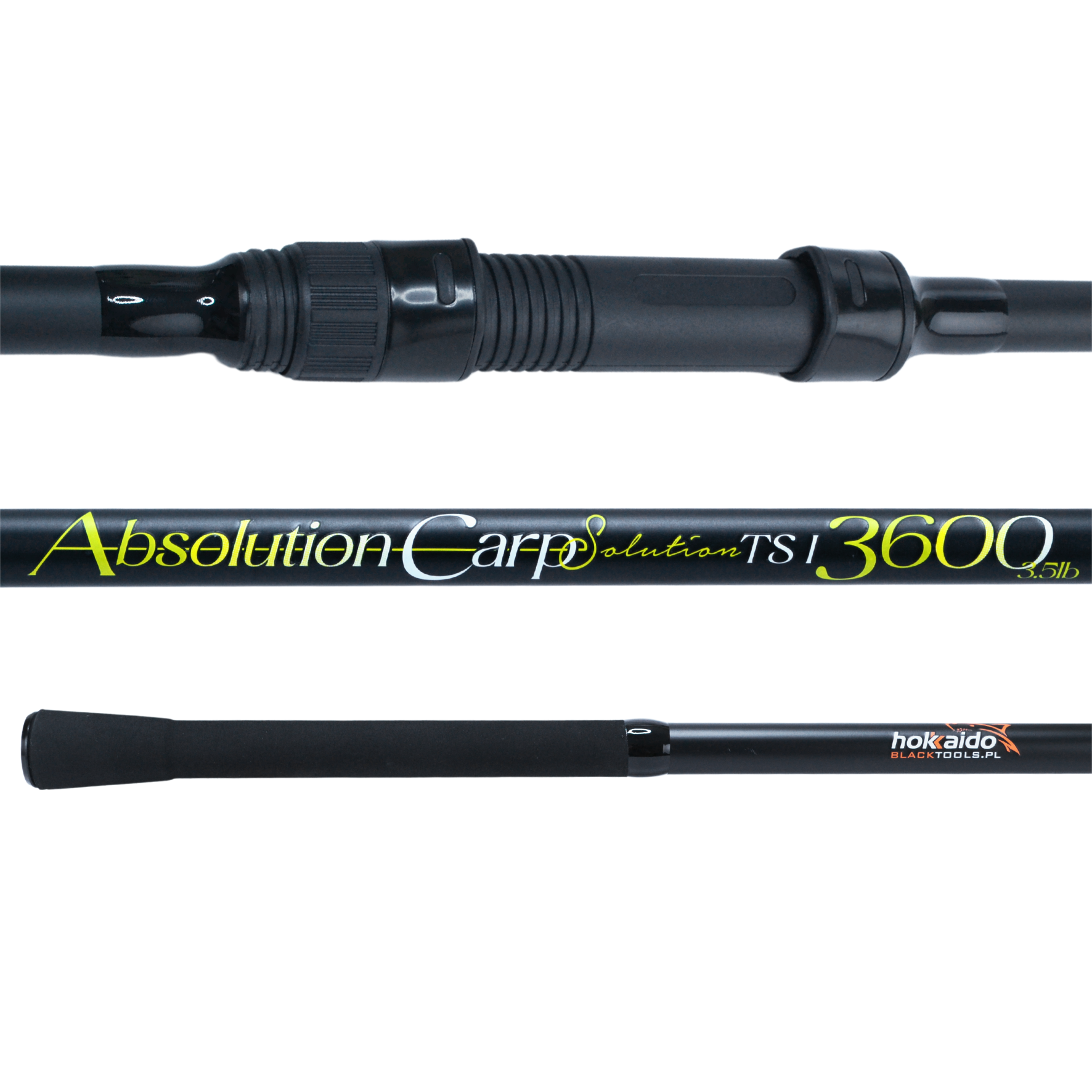 Kaprový prut Hokkaido Absolution Carp 3,6 m, c.w. 70–125 g, 3,5 lb, 3 díly 2